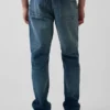 Avslappede, rette jeans