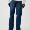 Avslappede, rette jeans