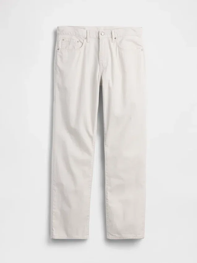 Avslappede, rette jeans