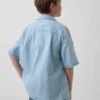 Avslappet denimskjorte for barn