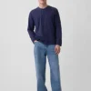 Avslappet Henley-T-skjorte