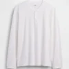 Avslappet Henley-T-skjorte