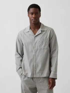 Avslappet pyjamas-skjorte