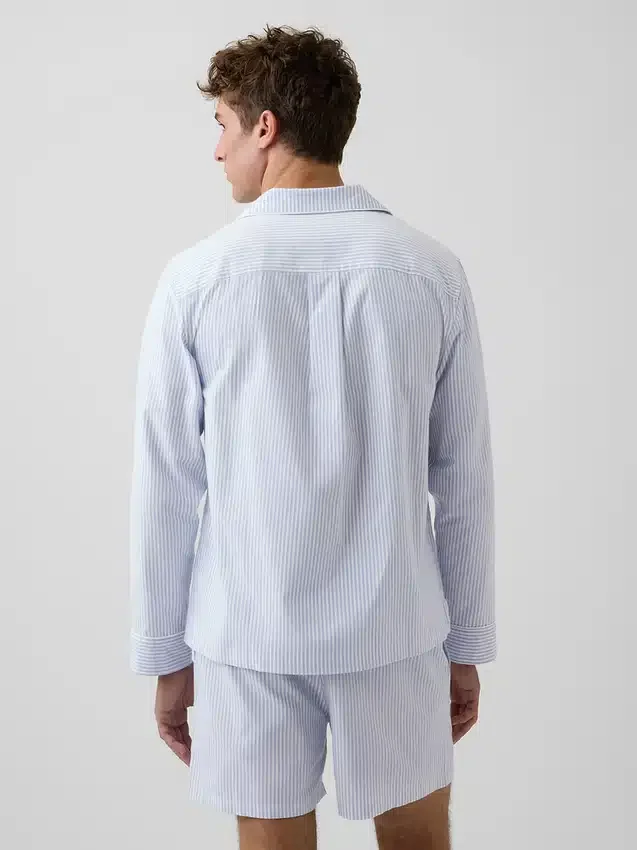 Avslappet pyjamas-skjorte