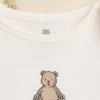 Baby-body i økologisk bomull med Brannan Bear-motiv (2-pakning)