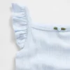 Baby-bodyer i ribbet pointelle-strikk