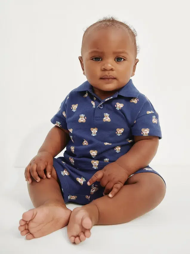 Baby Brannan Bear-piképolo-antrekk
