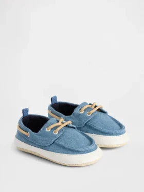 Baby-båtsko i denim