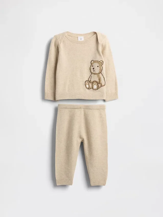 Baby CashSoft Brannan Bear-gensersett