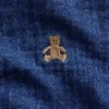 Baby-denim-heldrakt i bomullsgasbind