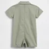 Baby-denim-heldrakt med lommer