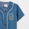 Baby-denim-varsity-antrekk