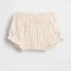 Baby First Favorites Bloomers i pointelle-ribb med blomstermønster