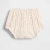 Baby First Favorites Bloomers i pointelle-ribb med blomstermønster