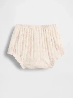 Baby First Favorites Bloomers i pointelle-ribb med blomstermønster