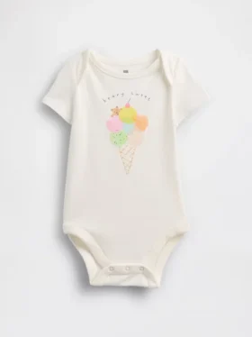 Baby First Favorites body i økologisk bomull