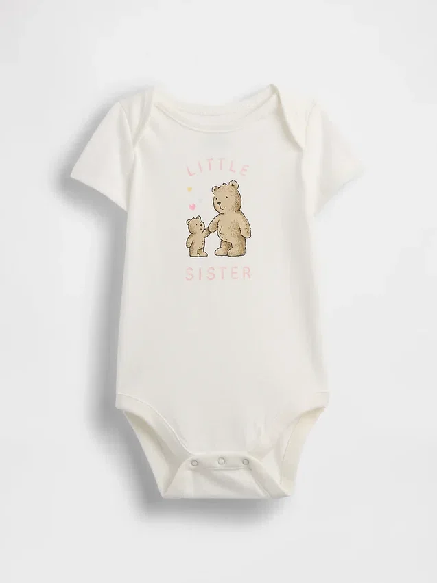 Baby First Favorites body i økologisk bomull