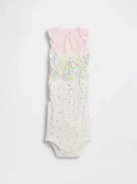 Baby First Favorites body i økologisk bomull (3-pakning)
