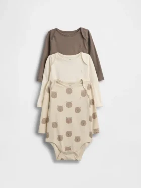 Baby First Favorites body i økologisk bomull (3-pakning)
