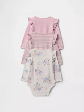 Baby First Favorites body i økologisk bomull (3-pakning)