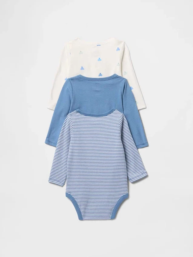 Baby First Favorites body i økologisk bomull (3-pakning)