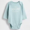 Baby First Favorites body i økologisk bomull med grafisk trykk
