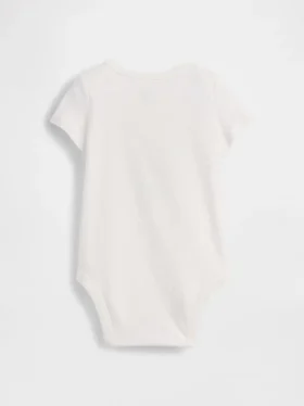 Baby First Favorites body i økologisk bomull med grafisk trykk