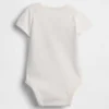 Baby First Favorites body i økologisk bomull med grafisk trykk