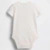 Baby First Favorites body i økologisk bomull med grafisk trykk