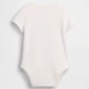 Baby First Favorites body i økologisk bomull med grafisk trykk