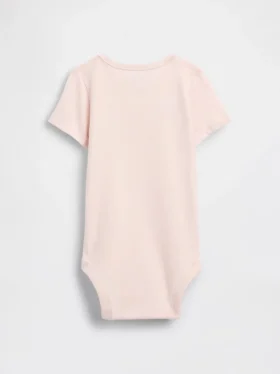 Baby First Favorites body i økologisk bomull med grafisk trykk
