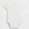Baby First Favorites body i økologisk bomull med grafisk trykk