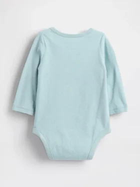 Baby First Favorites body i økologisk bomull med grafisk trykk