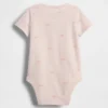 Baby First Favorites body i økologisk bomull med sløyfe