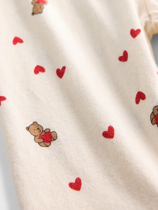 Baby First Favorites bukser i økologisk bomull med elastisk linning