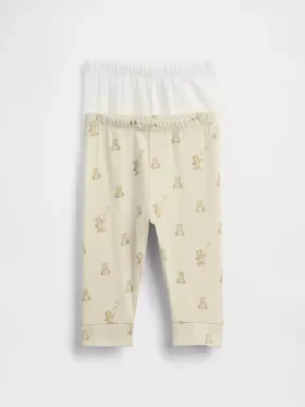Baby First Favorites bukser i økologisk bomull med elastisk linning (multipakke)