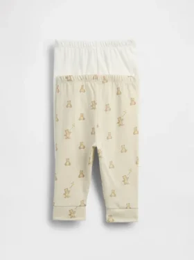Baby First Favorites bukser i økologisk bomull med elastisk linning (multipakke)