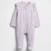 Baby First Favorites heldrakt med føtter i økologisk bomull