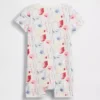 Baby First Favorites kort heldrakt i økologisk bomull