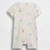Baby First Favorites kort heldrakt i økologisk bomull