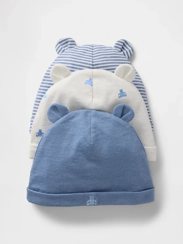 Baby First Favorites lue i økologisk bomull (3-pakning)