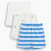 Baby First Favorites shorts i økologisk bomull med elastisk linning (3-pakning)