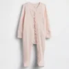 Baby First Favorites Tiny Rib-heldrakt med føtter