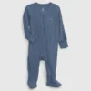 Baby First Favorites Tiny Rib-heldrakt med føtter