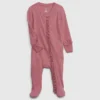 Baby First Favorites Tiny Rib-heldrakt med føtter