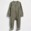Baby First Favorites Tiny Rib-heldrakt med føtter