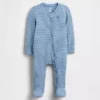 Baby First Favorites Tiny Rib-heldrakt med føtter