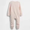 Baby First Favorites Tiny Rib-heldrakt med føtter