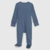 Baby First Favorites Tiny Rib-heldrakt med føtter