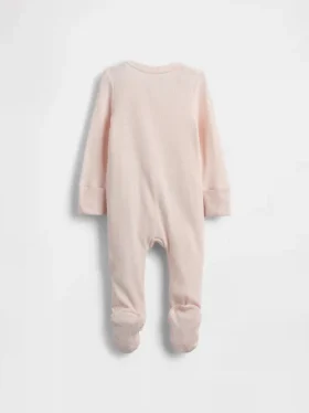 Baby First Favorites Tiny Rib-heldrakt med føtter